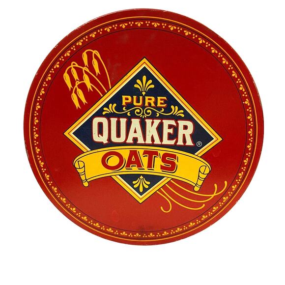 Pure Quaker Oats Limited Edition 1983 Vintage Tin Collector Decorative Recipe - Picture 1 of 10